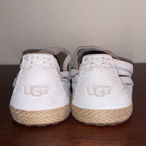 UGG SIZE 10 BRAND NEW ESPADRILLE SUEDE SLIP ON FLATS - Picture 5 of 10